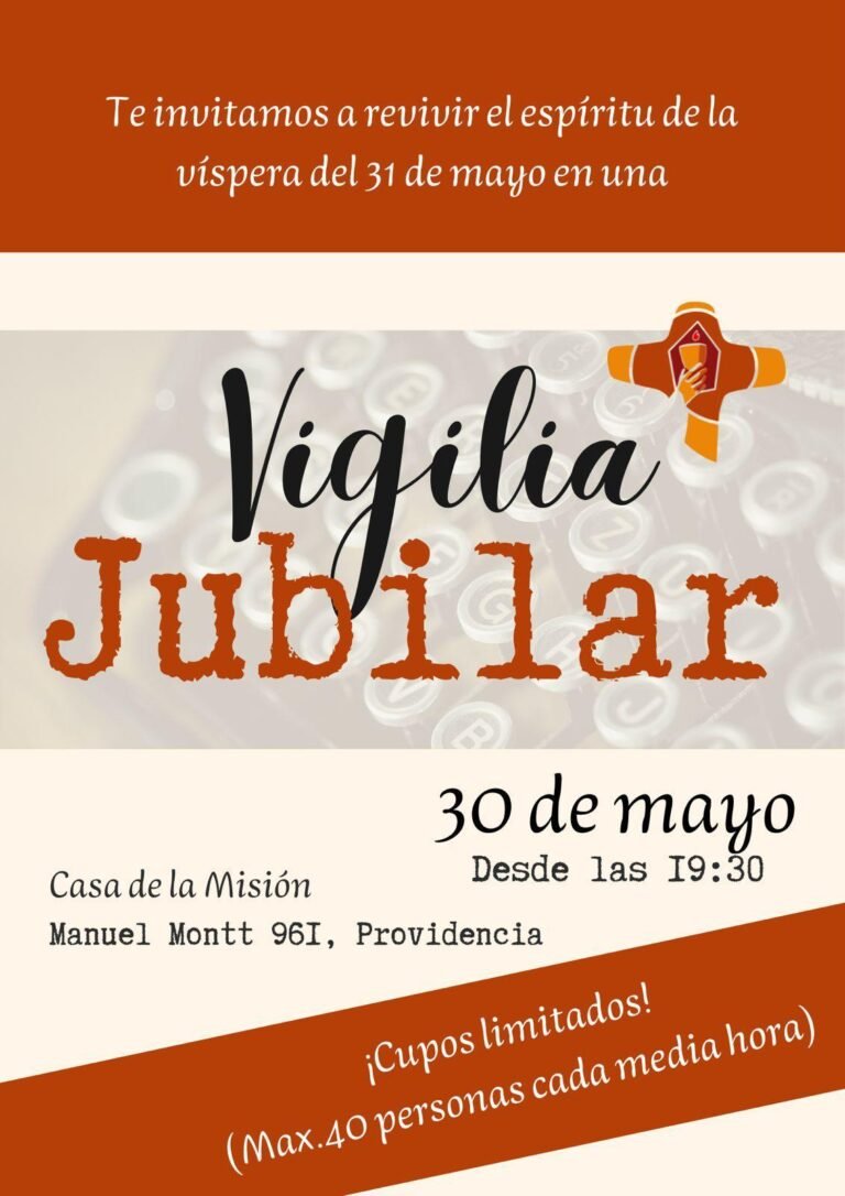 Participa en la vigilia jubilar a través de Youtube