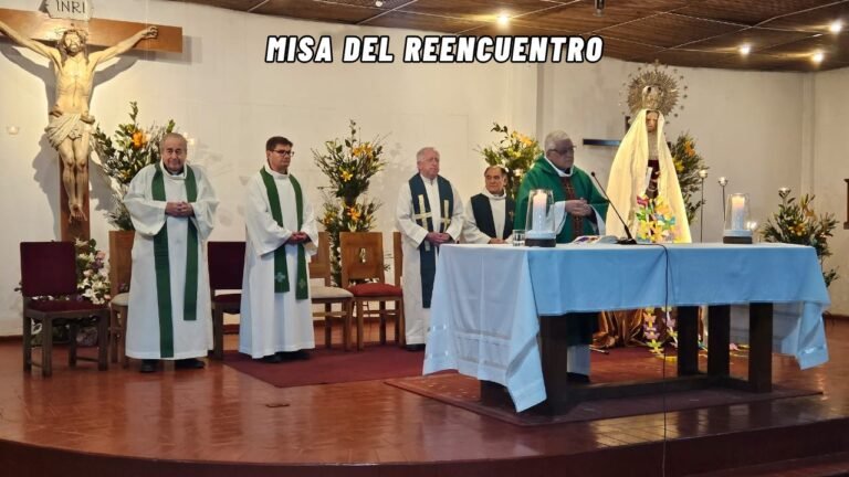 Misa del Reencuentro, en la Parroquia Nuestra Señora de los Dolores de Quinta Normal