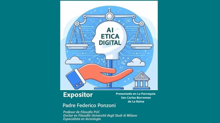 Charla: Inteligencia artificial y ética digital (por el P. Federico Ponzoni, doctor en filosofía)